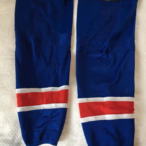 NY Rangers Home Senior XL Reebok Pro Stock Socks