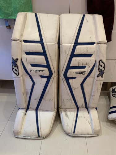 Blue Used 35" Brian's Brians Gnetik Pro II  Goalie Leg Pads