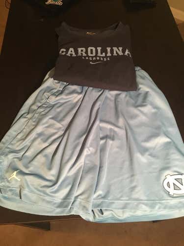 BUNDLE UNC lacrosse shirt and short