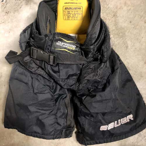 Black Used Small Bauer Supreme TotalOne MX3  Hockey Pants