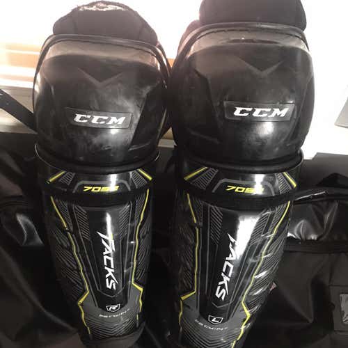 Used CCM Tacks 7092 Shin Pads
