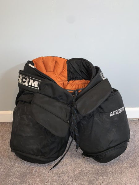 Black Senior XL CCM Gatekeeper Goalie Pants