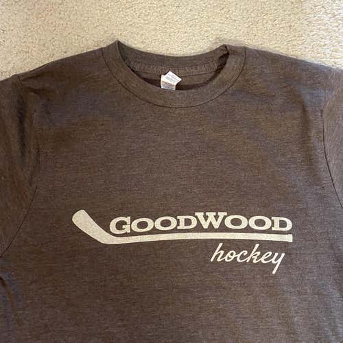 Heather Brown Small GoodWood Hockey TShirt