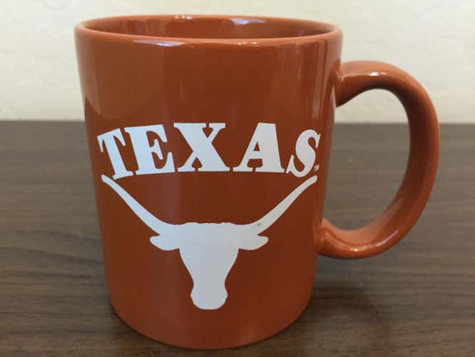 Texas Longhorns NCAA Big 12 SUPER AWESOME Burnt Orange Bevo Logo Coffee Cup Mug!