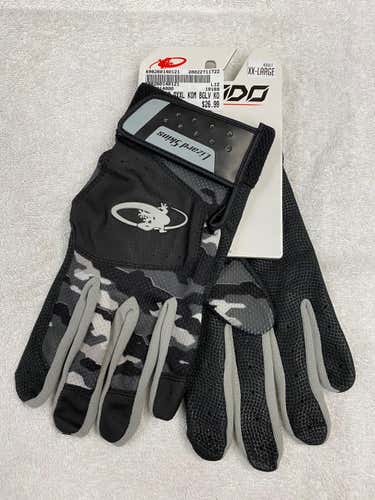 Black/Camo New Adult XXL Lizard Skins Komodo Batting Gloves