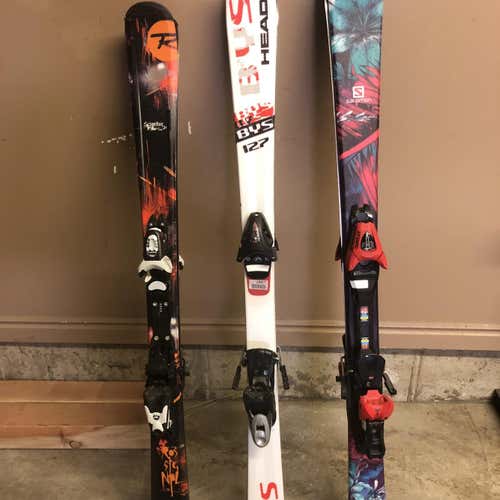 3 pair of Jr. Skis