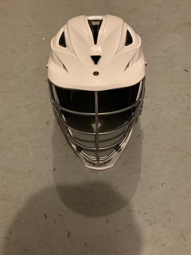 White Used Player Cascade R Helmet
