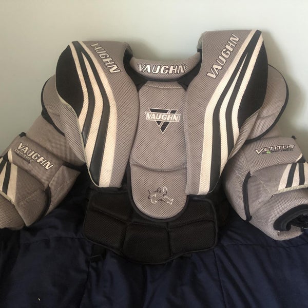 Used Medium Vaughn Ventus SLR Pro Carbon Chest and Arm Protector Goalie Chest Protector