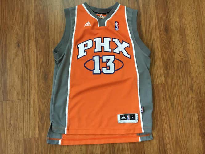 Phoenix Suns Steve Nash #13 SUPER VINTAGE SEWN ON Boys Size M Basketball Jersey!