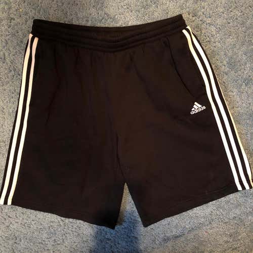 Beauty League Issued Black Men's Large Adidas Workout/lounge Shorts