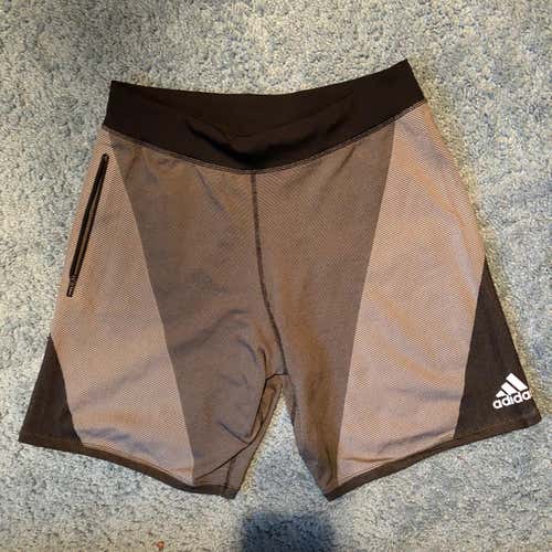 Beauty League Issued Gray Men's Large Adidas Workout Shorts