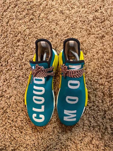pharrells blue shoes