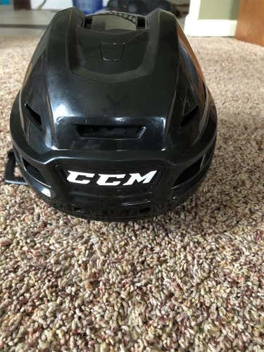 Black Used Large CCM Resistance Pro Stock Helmet
