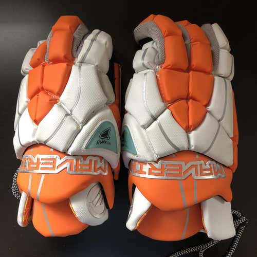 Orange New Goalie Maverik Empire 13" Lacrosse Gloves