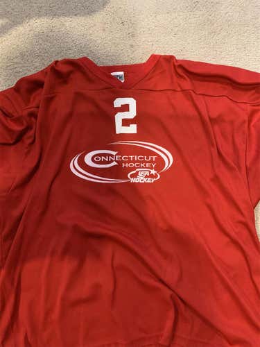 Red Unisex XXL Team Connecticut Jersey