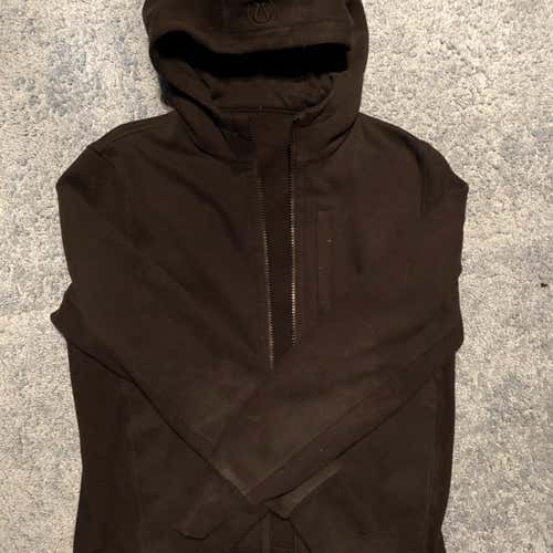 Harvard Hockey Lulu Lemon Black Unisex Large Travel Zip Up Hoodie And Black Pant Bundle