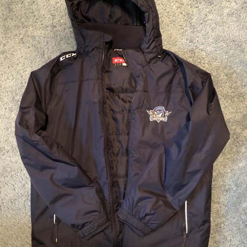 Springfield Thunderbirds Blue Men's Large CCM Winter Jacket