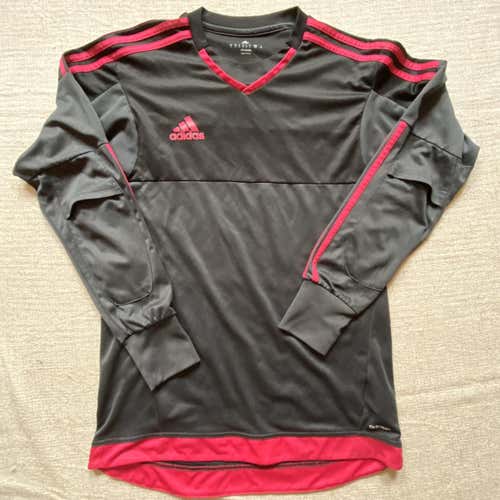 Black/Pink Adidas Adizero Goalkeeper Jersey - Adult Men's Small