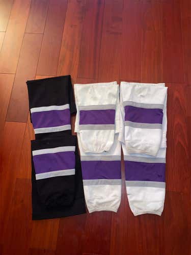 Black/White 30"/28"  Socks