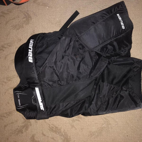 Black Used Small Bauer Supreme One40 Hockey Pants
