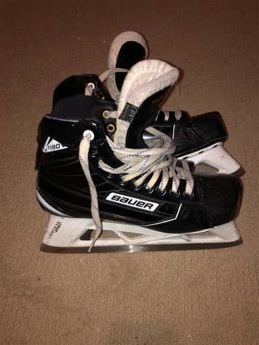 Used Bauer Supreme S190 D&R (Regular)  Size 8 Hockey Goalie Skates