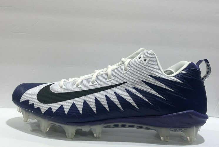 Nike Alpha Menace Pro Low TD Promo Football Cleats PURPLE 922804-106 Men's size 13