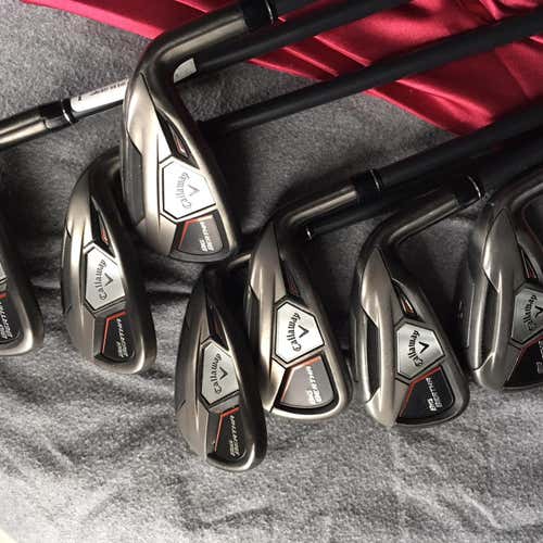 Used Right Handed Big Bertha Regular Flex Graphite Shaft Iron Set