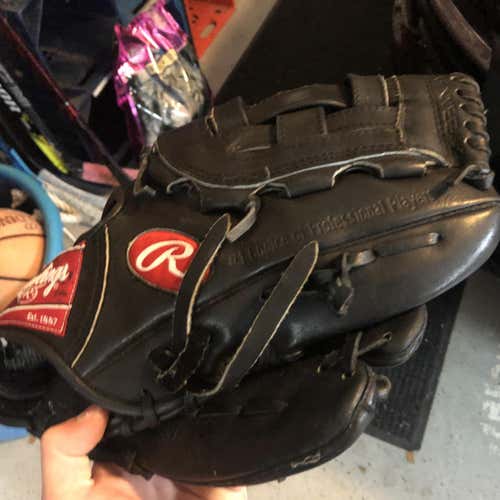 Black Used Right Handed  Baseball Glove