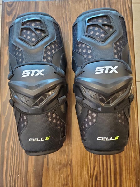 STX Cell IV arm gaurds black slightly used cell 4