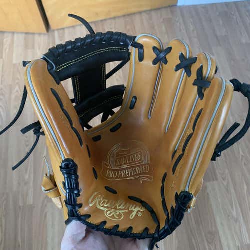 Brown Used Infield Pro Preferred 11.5" Baseball Glove