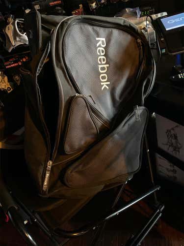 Black Used Reebok Giant Super Durable Backpack