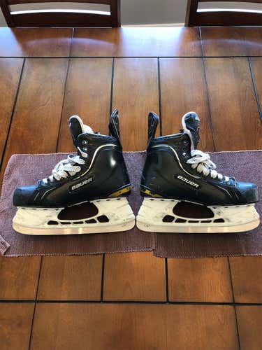 Used Bauer Supreme Total One D&R (Regular) Pro Stock Size 8.5 Hockey Skates