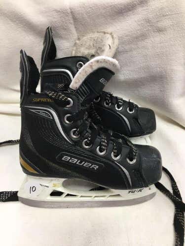 Youth Size 10 Bauer Supreme ONE.20 Ice Hockey Skates