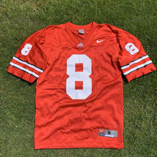 Nike Ohio State Buckeyes Football Jersey Adult Small #8 Red NCAA Sports Gear