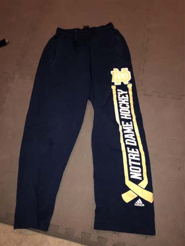 Notre Dame Hockey Medium Adidas Sweatpants