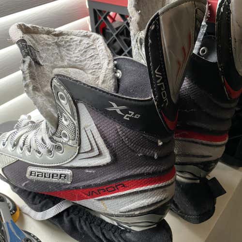 Used Bauer Vapor X2.0 D&R (Regular) Size 7.5 Hockey Skates