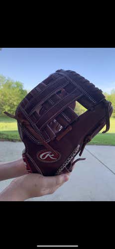 Red New Infield Heart of the Hide 12" Baseball Glove