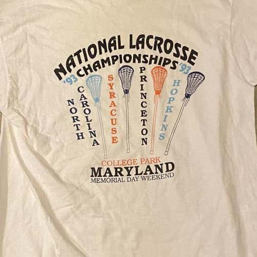 Vintage 1993 Lacrosse Championship Shirt XL $25