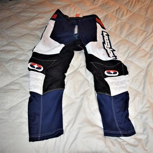 NO FEAR Motocross Racewear, Red/White/Blue, Size 26