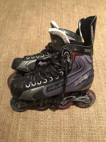 Senior Used Bauer Xr2 Inline Skates D&R (Regular) Size 7.5