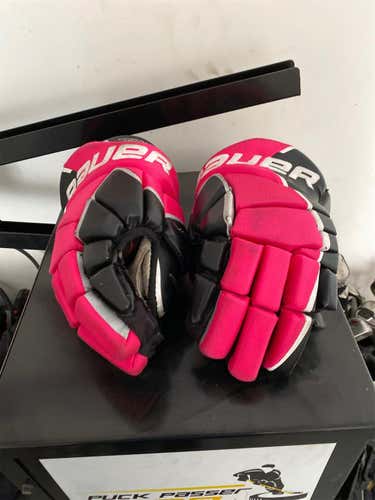Pink Used Bauer Vapor X30 14" Gloves