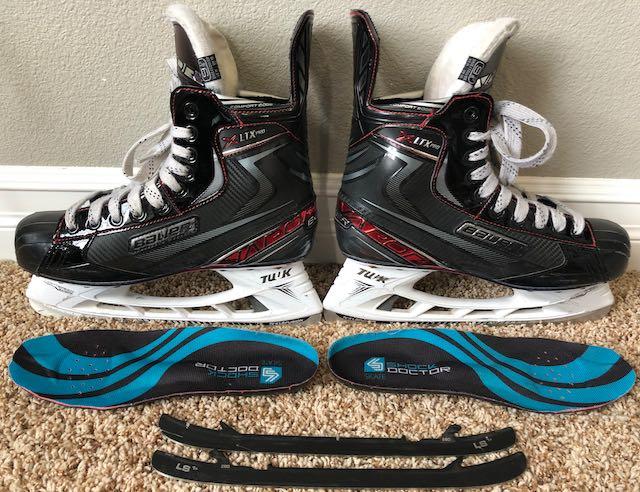Senior Used Bauer Vapor X LTX Pro Hockey Skates D&R (Regular) Size 9.5 ***Extra Runners and Insoles