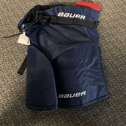 Blue New Medium Bauer vapor x60  Hockey Pants