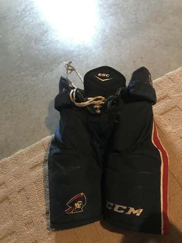 Blue Senior Used XL CCM Tacks Hockey Pants Pro Stock
