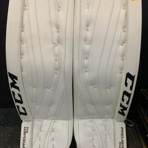 CCM Premier R1.9 34+2 Goalie Leg Pads White
