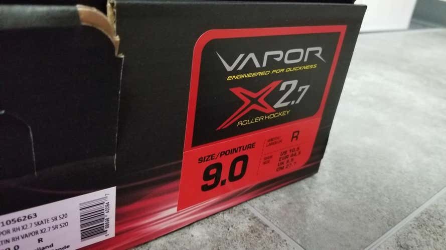 New Senior Bauer X2.7 Inline Skates D&R (Regular) Size 9