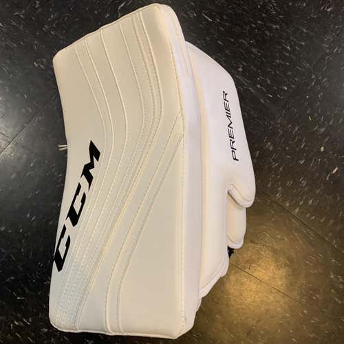 CCM Premier Pro Goalie Blocker White