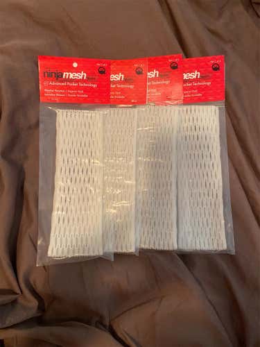 Lot Of 4 White NinjaLax Ninjamesh