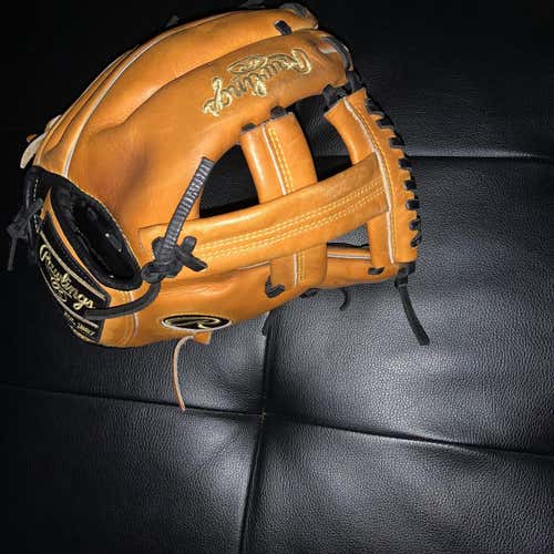 Orange Used Infield Heart of the Hide 11.5" Baseball Glove ( CURRENTLY ON HOLD )