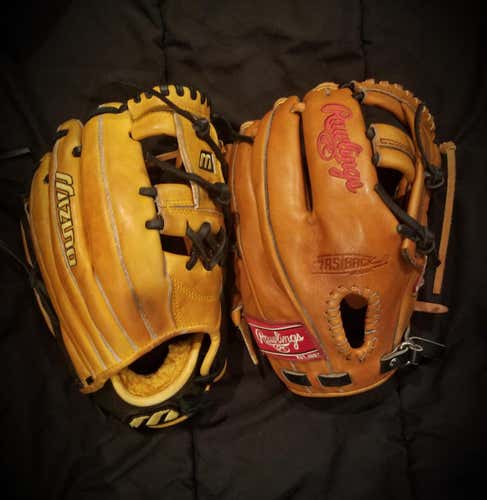 New High School/College Rawlings Right Handed Heart of the Hide Baseball Glove 11.25"